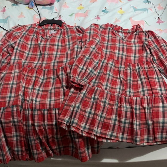 Cat and Jack Flanell dresses size 8 & 14 - Picture 2 of 7